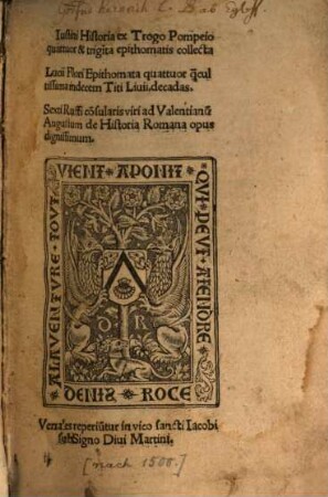 Historia ex Trogo Pompeio