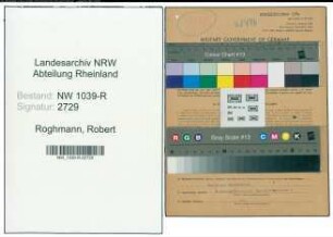 Entnazifizierung Robert Roghmann , geb. 14.12.1910 (Moebelhaendler)