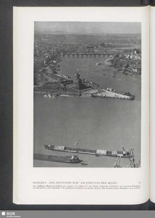 Koblenz. "Das Deutsche Eck" Am Einfluss Der Mosel