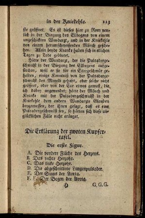Die Erklärung der zwoten Kupfertafel.
