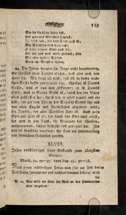 139-147, XLVIII. Jesus verkuendiget ...; XLIX. Jesus entdeckt, ...