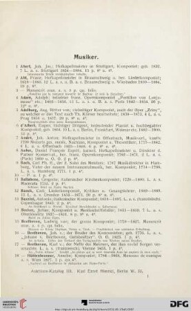 Musiker (Nr. 1-492)