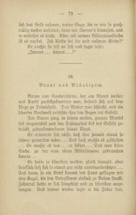 16. Braut und Bräutigam