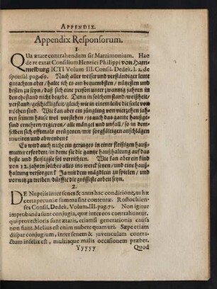 Appendix Responsorum