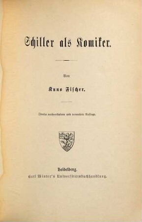 Schiller als Komiker