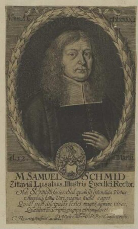 Bildnis des Samuel Schmid