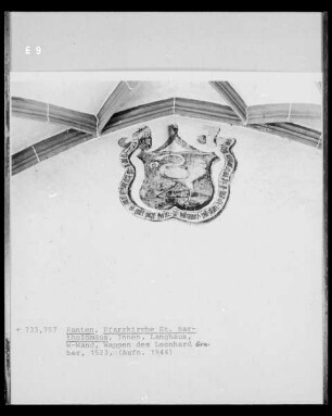 Wappen des Leonhard Gruber