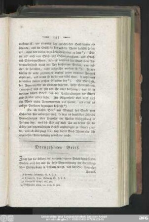 Dreyzehnter Brief.