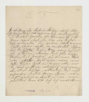 Brief von Sell an Joseph Heller