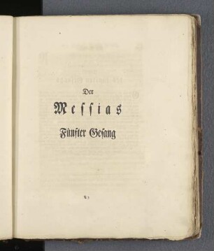Der Messias Fünfter Gesang