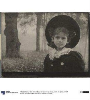Hilde Ehrhardt auf der Gauernitzer Insel