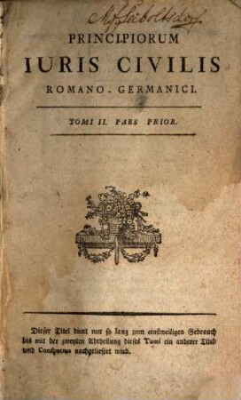 Principia Iuris Civilis Romano-Germanici. 2