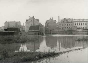 Leipzig-Hochwasser, Reichel-Alexanderstr., 13.7.54, 11:30Uhr