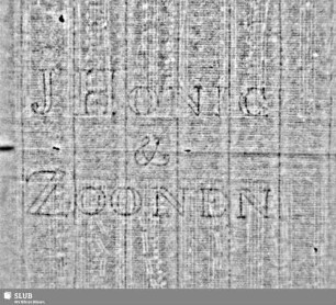 Lilienschild (gekrönt) + JH & Z / JHONIG | & | ZOONEN = cemb II,.2-S.3-6