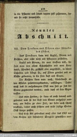Neunter Abschnitt