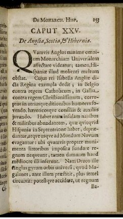 Caput XXV. De Anglia, Scotia, & Hibernia.