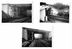 Unterführung der DB Karlsruhe - Basel unter dem Zubringer zur AS Rastatt (BW 32a) bei km 647,764 Gesamtansicht