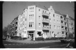 Kleinbildnegative: Rubensstraße Ecke Beckerstraße, 1980