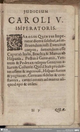 Judicum Caroli V. Imperatoris