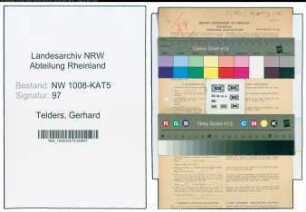 Entnazifizierung Gerhard Telders , geb. 17.11.1899 (Landwirt)