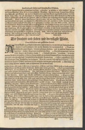 Der hundert und sieben und dreyssigste Psalm