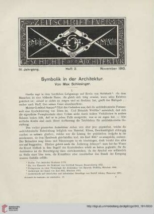 Heft 2 [November 1910]