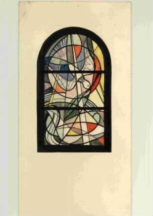 Entwurf für Glasfenster in der Kirche in Herford