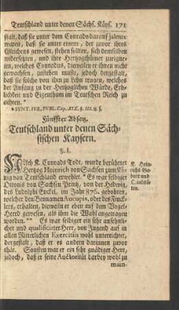 Fünffter Absatz