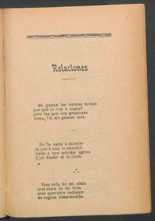 Relaciones
