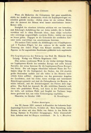 Todes-Anzeigen
