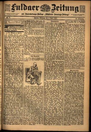 Zweite Ausgabe vom Mittwoch, den 04. April 1900.