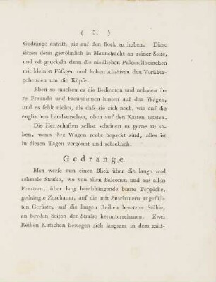 Gedränge.