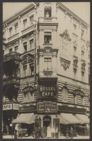 Ansichtskarte Friedrichstraße, Ecke Besselstraße