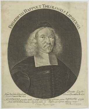 Bildnis des Fridericus Rappolt