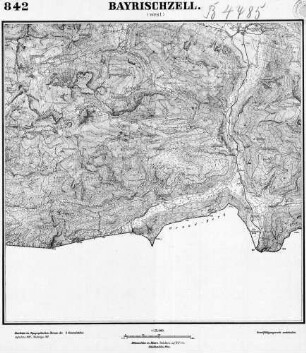842 Bayrischzell (West) [Topographische Karte von Bayern 1:25.000 (Positionsblätter)]