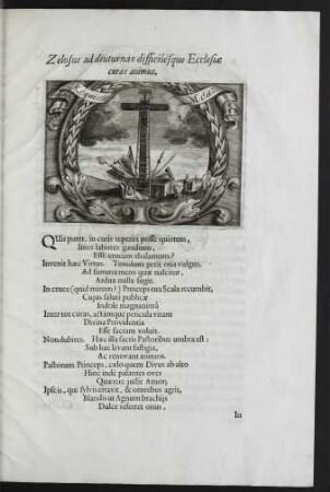 Zelosus ad diuturnas difficilesque Ecclesiae curas animus.