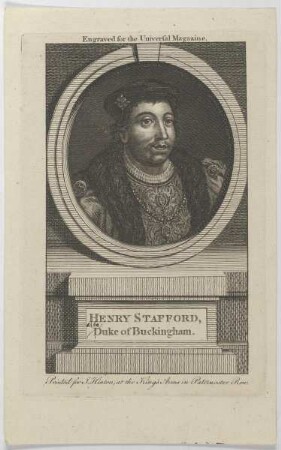 Bildnis des Henry Stafford of Buckingham