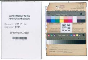 Entnazifizierung Josef Strathmann , geb. 29.12.1892 (Fabrikant)