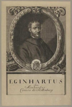 Bildnis des Eginhartus de Rottenburg