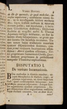 3-219, Disputatio I
