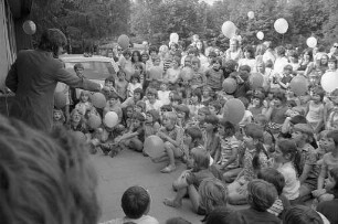 Kinderparty auf dem Robinson-Spielplatz im Fasanengarten