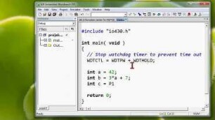 S01 TI LaunchPad, erstes Programm