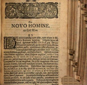 De novo homine, ex Col. III, 10.