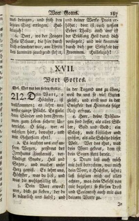 XVII. Wort Gottes. - XVIII. Taufe.
