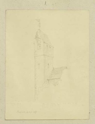 Der Pulvertum in Eberbach am Neckar