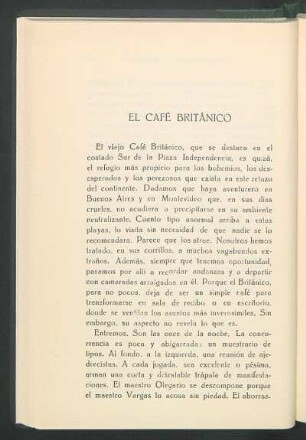 El café británico
