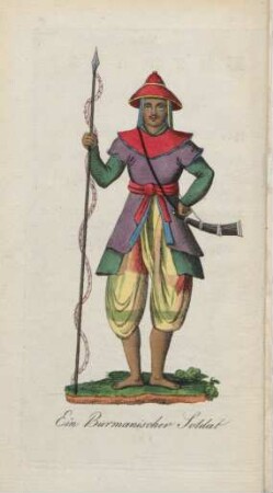 Ein Burmanischer Soldat