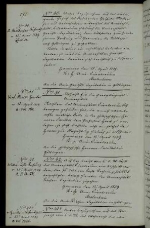 Genehmigung des Wiederaufnahmegesuchs des Studierenden Mackensen.