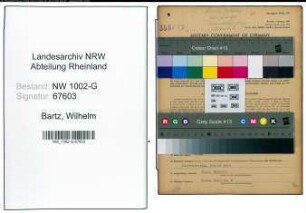 Entnazifizierung Wilhelm Bartz, geb. 01.10.1891 (Glasreiniger)