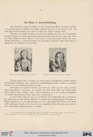 Zweiter Teil: Konstruierte Köpfe